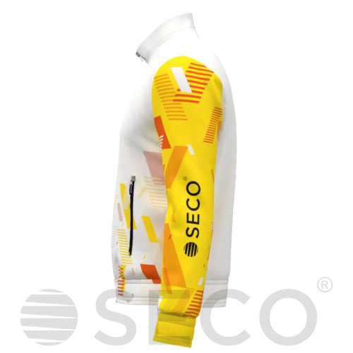 Кофта спортивная SECO® Forza White 22310203 цвет: желтый