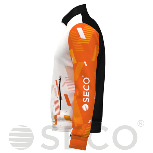 Кофта спортивная SECO® Forza Black 22310105 цвет: оранжевый