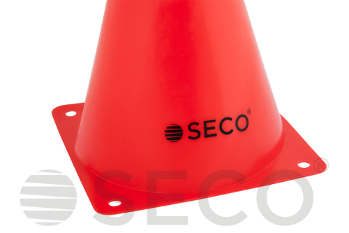 Тренировочный конус SECO® 18 см красного цвета 