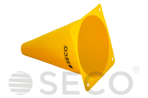 Тренировочный конус SECO® 18 см желтого цвета 