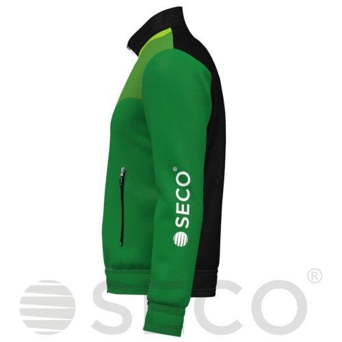 Кофта спортивная SECO® Davina Black 22220307 цвет: зеленый