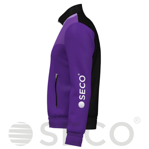 Кофта спортивная SECO® Davina Black 22220308 цвет: фиолетовый