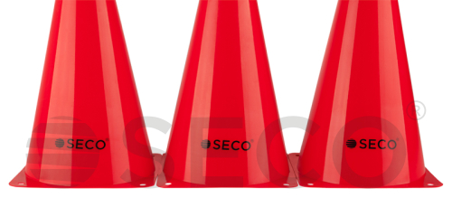 Тренировочный конус SECO® 23 см красного цвета 