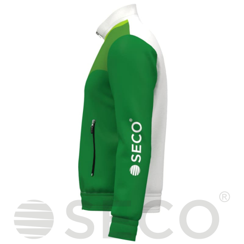 Кофта спортивная SECO® Davina White 22220407 цвет: зеленый