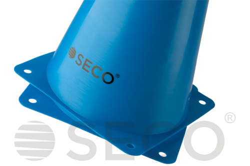 Тренировочный конус SECO® 23 см синего цвета 