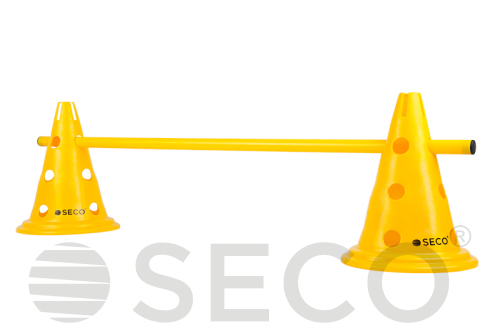 SECO® Trainingskegel mit Löchern 30 cm Gelb