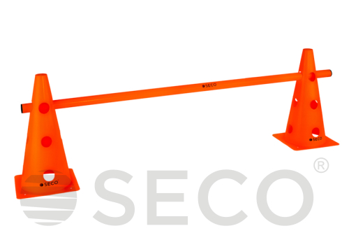 Тренировочный конус с отверстиями SECO® 32 см оранжевого цвета 