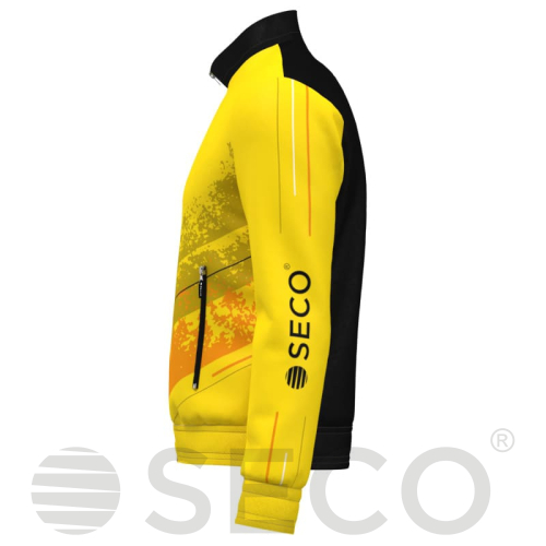 Кофта спортивная SECO® Astrada Black 22220603 цвет: желтый
