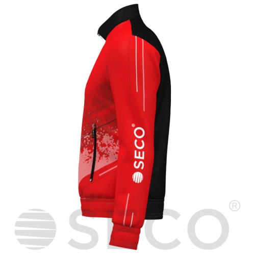 Кофта спортивная SECO® Astrada Black 22220602 цвет: красный