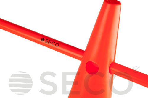 Тренировочный конус с отверстиями SECO® 48 см оранжевого цвета 