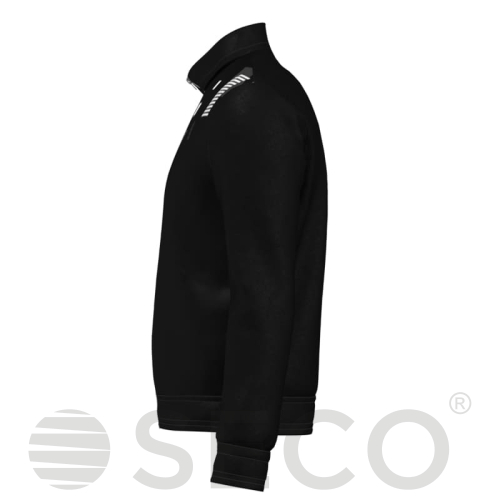 Кофта спортивная SECO® Forza Black 22314001 цвет: черный (короткая молния)