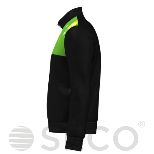 Кофта спортивная SECO® Forza Black 22314006 цвет: неон (короткая молния)