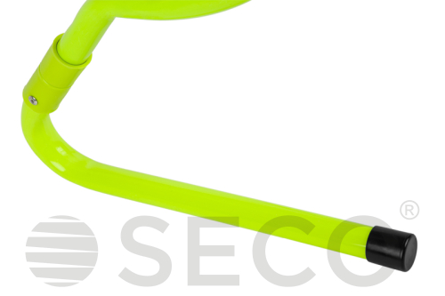 Conjunto de barreras de entrenamiento para correr SECO® 15-33 cm neón (5 uds)