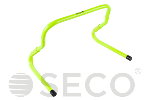 Набір тренувальних бар'єрів для бігу SECO® 15-33 см неонового кольору (5 шт)