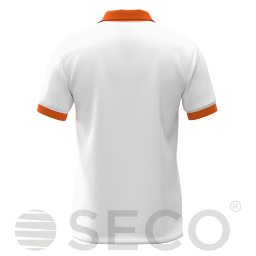 Футболка Поло SECO® Rister White 22240205 цвет: оранжевый
