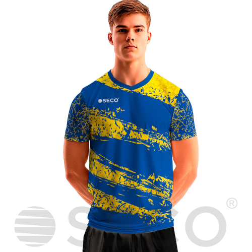 Футболка игровая SECO® Sanfaria 22220152 цвет: сине-желтый