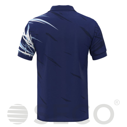 Футболка Поло SECO® Meteor 25240512 цвет: темно-синий/белый