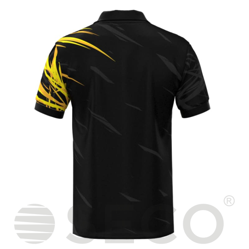 Футболка Поло SECO® Meteor 25240801 цвет: черный/желтый