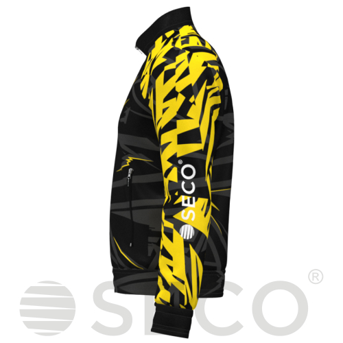 Кофта спортивная SECO® Bora Black 25311203 цвет: желтый