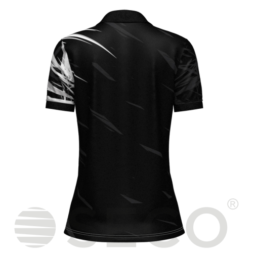 Футболка Поло SECO® Meteor 25241013 женская цвет: черный/серый