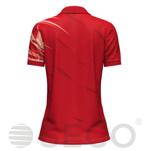 Футболка Поло SECO® Meteor 25241102 женская цвет: красный