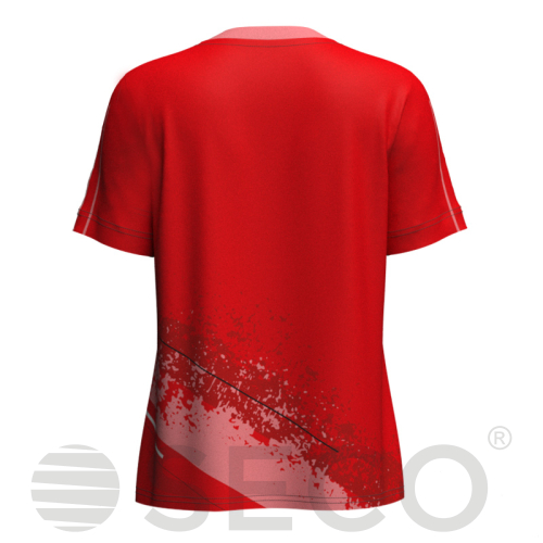 Футболка игровая SECO® Astrada 25227102 женская цвет: красный