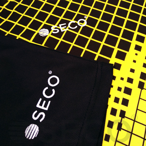 Футбольна форма SECO® Geometry Set чорно-жовта