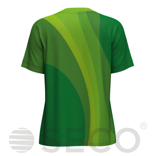 Футболка ігрова SECO® Davina 25227707 жіноча колір: зелений