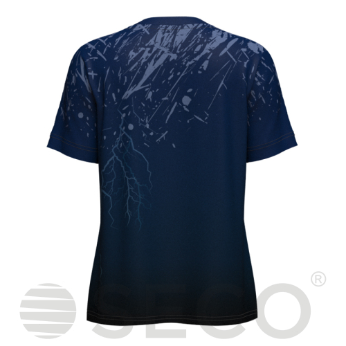 Футболка ігрова SECO® Lightning 25227512 жіноча колір: темно-синій