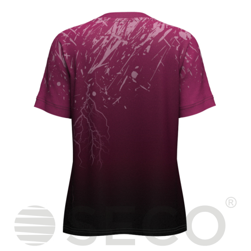 Футболка ігрова SECO® Lightning 25227516 жіноча колір: бордовий
