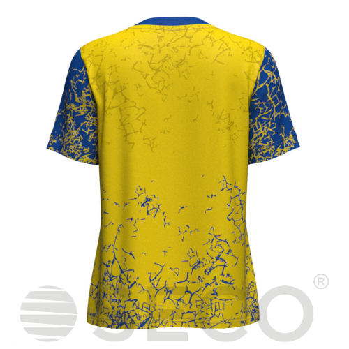 Футболка игровая SECO® Sanfaria 25228052 женская цвет: сине-желтый
