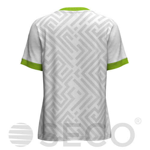 Футболка игровая SECO® Sefa White 25228207 женская цвет: зеленый