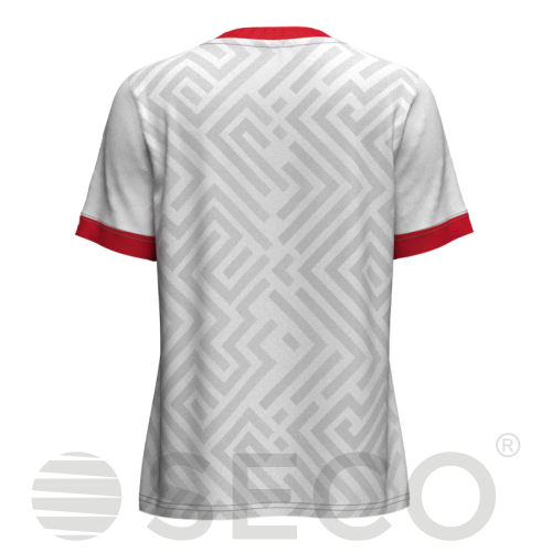 Футболка игровая SECO® Sefa White 25228202 женская цвет: красный