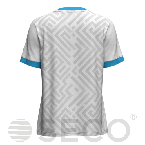 Футболка игровая SECO® Sefa White 25228253 женская цвет: голубовато-желтый