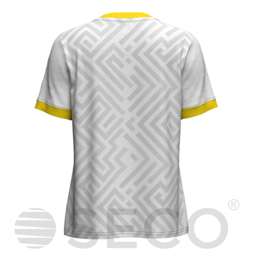 Футболка игровая SECO® Sefa White 25228254 женская цвет: желто-голубой