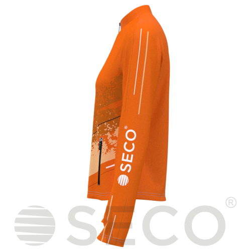 Кофта спортивная SECO® Astrada 25311605 женская цвет: оранжевый