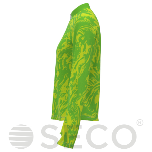 Кофта спортивная SECO® Laura 26314906 женская цвет: неон (короткая молния)