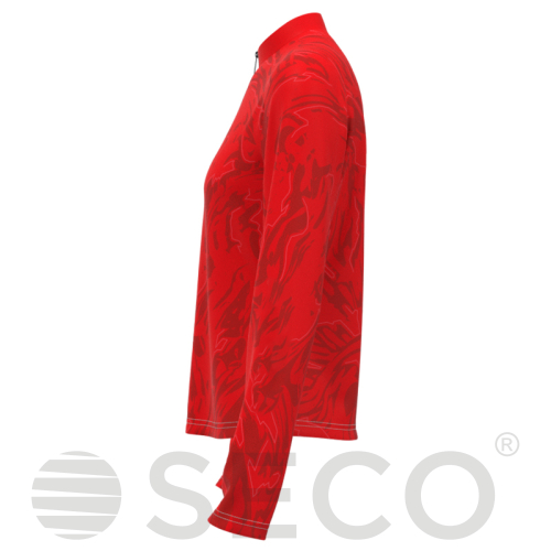 Кофта спортивная SECO® Laura 26314902 женская цвет: красный (короткая молния)