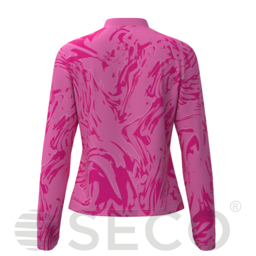 Кофта спортивная SECO® Laura 26314909 женская цвет: розовый (короткая молния)