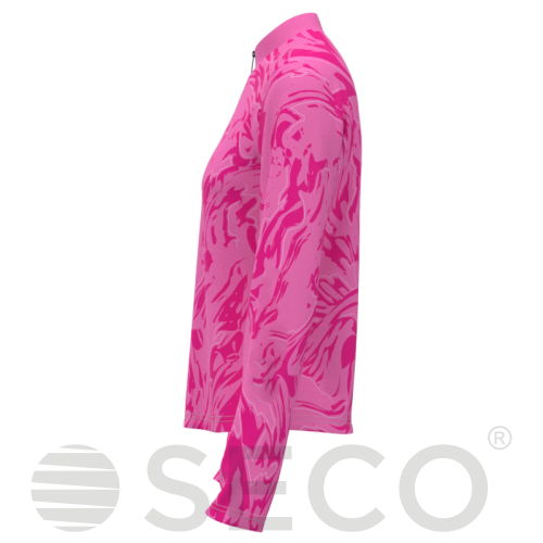 Кофта спортивная SECO® Laura 26314909 женская цвет: розовый (короткая молния)