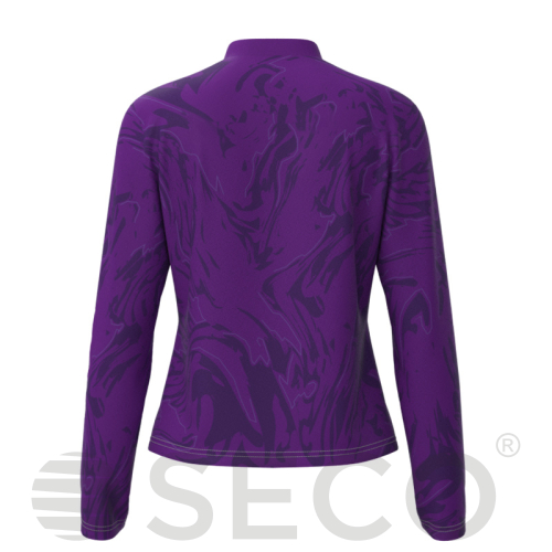 Кофта спортивная SECO® Laura 26314908 женская цвет: фиолетовый (короткая молния)