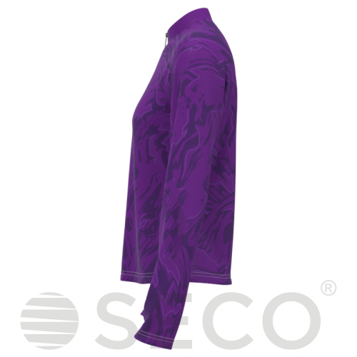 Кофта спортивная SECO® Laura 26314908 женская цвет: фиолетовый (короткая молния)