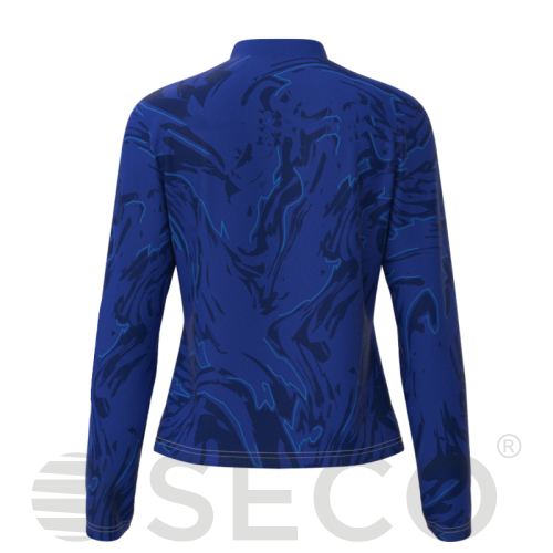 Кофта спортивная SECO® Laura 26314904 женская цвет: синий (короткая молния)