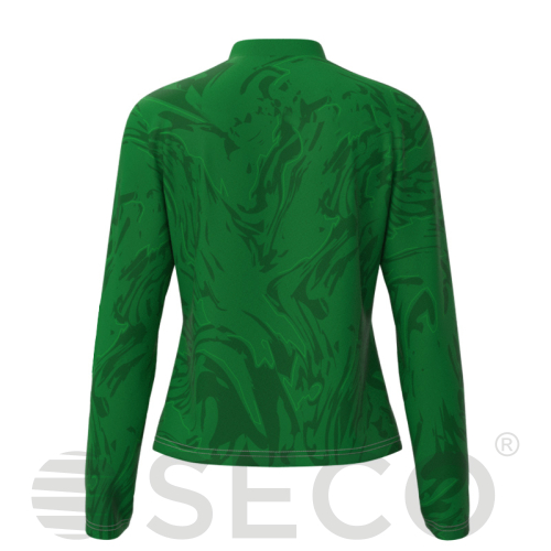 Кофта спортивная SECO® Laura 26314907 женская цвет: зеленый (короткая молния)
