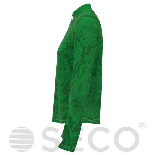 Кофта спортивная SECO® Laura 26314907 женская цвет: зеленый (короткая молния)