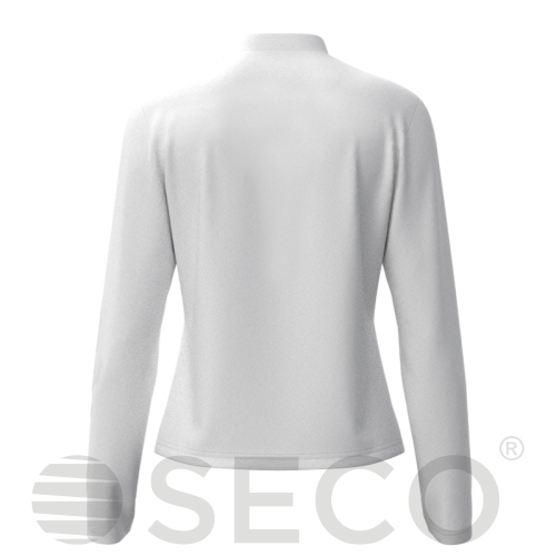 Кофта спортивная SECO® Davina 26315010 женская цвет: белый (короткая молния)