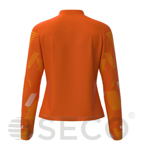 Кофта спортивная SECO® Forza 26315205 женская цвет: оранжевый (короткая молния)