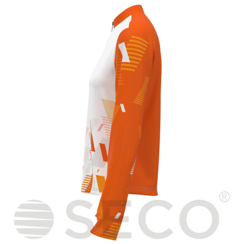 Кофта спортивная SECO® Forza 26315205 женская цвет: оранжевый (короткая молния)