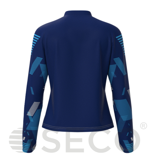 Кофта спортивная SECO® Forza 26315212 женская цвет: темно-синий (короткая молния)