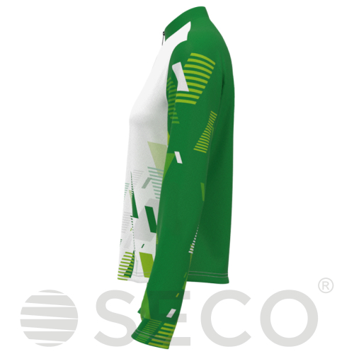 Кофта спортивная SECO® Forza 26315207 женская цвет: зеленый (короткая молния)